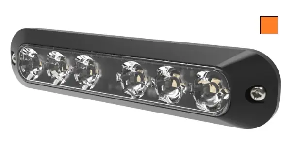 Zamów teraz Lampa ostrzegawcza (stroboskop pomarańczowe światło LED) R10,R65, IP67 6 diod LED