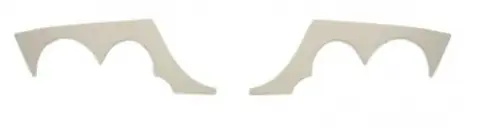 Darmowa dostawa Wykończenie lamp przednich brewki Mercedes Actros MP4,MP5 do H7