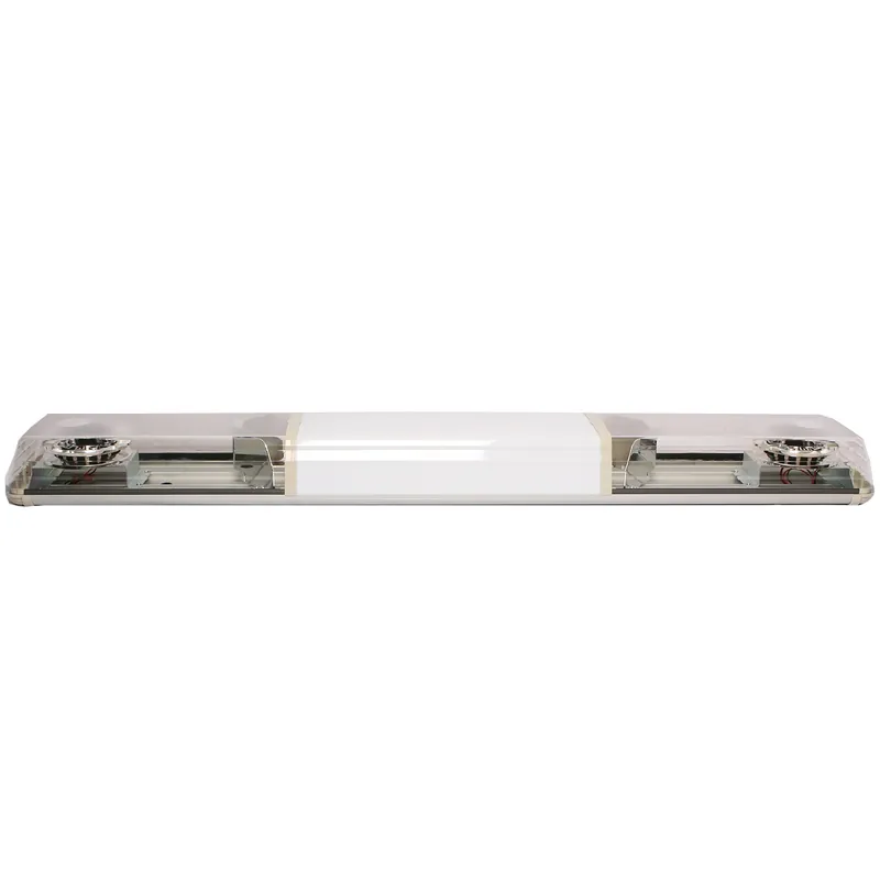 Belka ostrzegawcza HALO LED 1372 mm 24V R65 pomarańczowe światło (przezroczyste klosze + biała sekcja centralna) Dodaj do koszyka