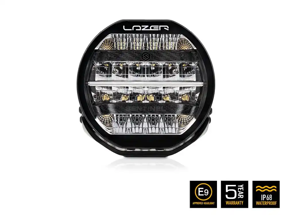 Obniżka ceny Reflektor dalekosiężny LAZER SENTINEL 9" (225mm) BLACK 9520 Lm, światło pozycyjne