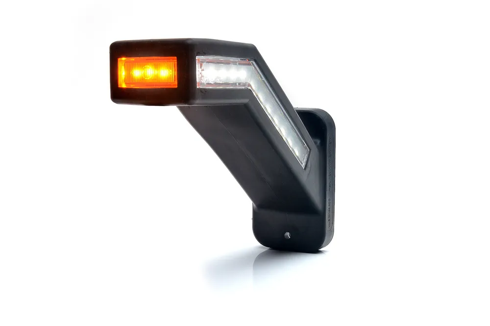 Darmowa dostawa Boczna lampa zespolona LED Dynamiczny kierunkowskaz/Stop/Pozycja 12/24V (Prawa) W168.8DD