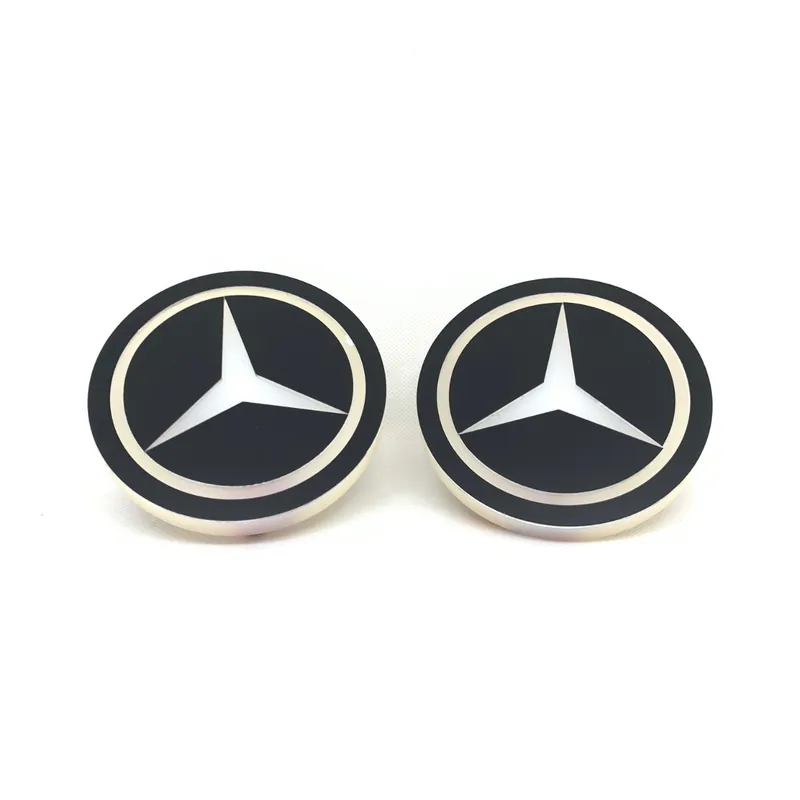 Zniżka Podświetlane loga LED 24V Mercedes kolor światła białe zimne (para)