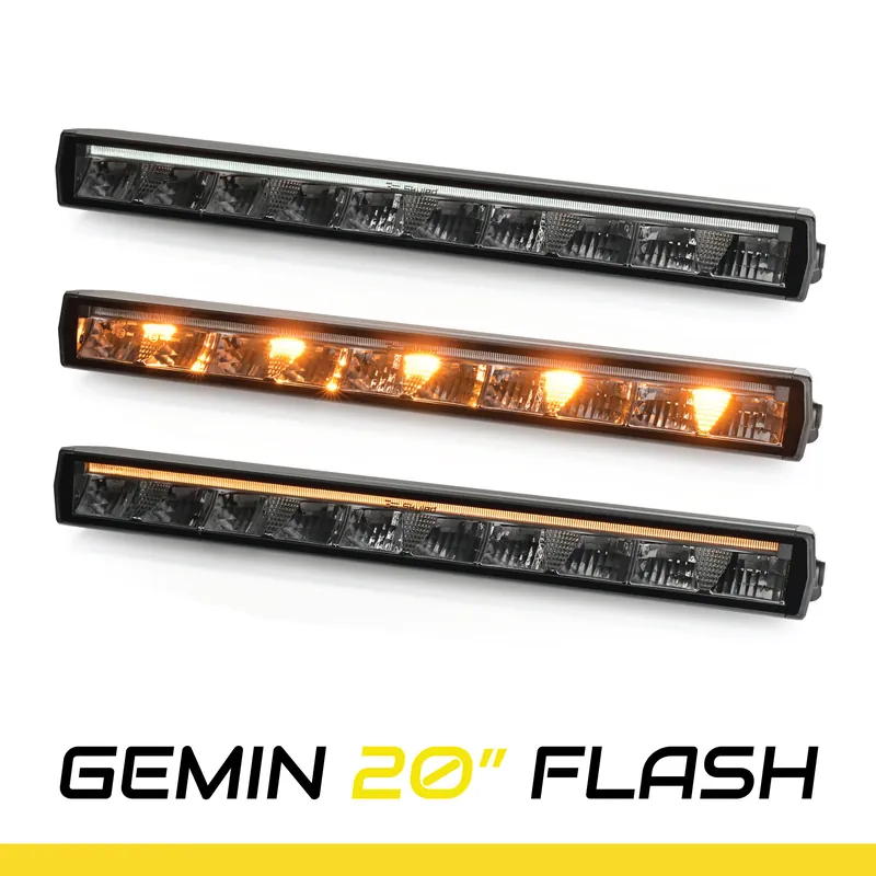 Sprawdź teraz SKYLED GEMINI 20” FLASH LED BAR (514 mm), biała/pomarańczowa pozycja +światło ostrzegawcze