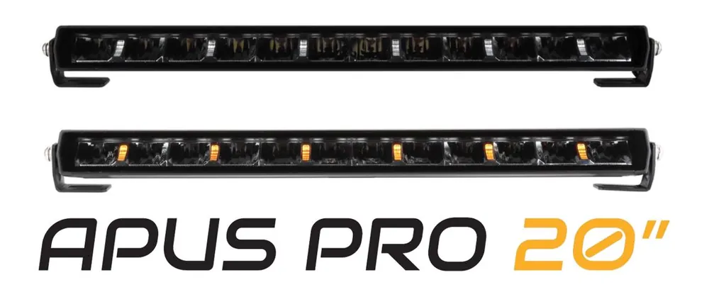 Super okazja SKYLED APUS PRO 20” (515 mm) LED BAR SUPER SLIM 120W białe i pomarańczowe światło pozycyjne R17/R10/R112