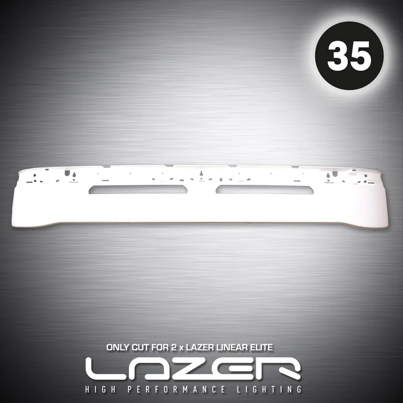 Dolna część osłony przeciwsłonecznej głęboka 35cm Scania S/R New Generation z przygotowaniem do montażu lamp LAZER Linear 18 Ostatnie sztuki